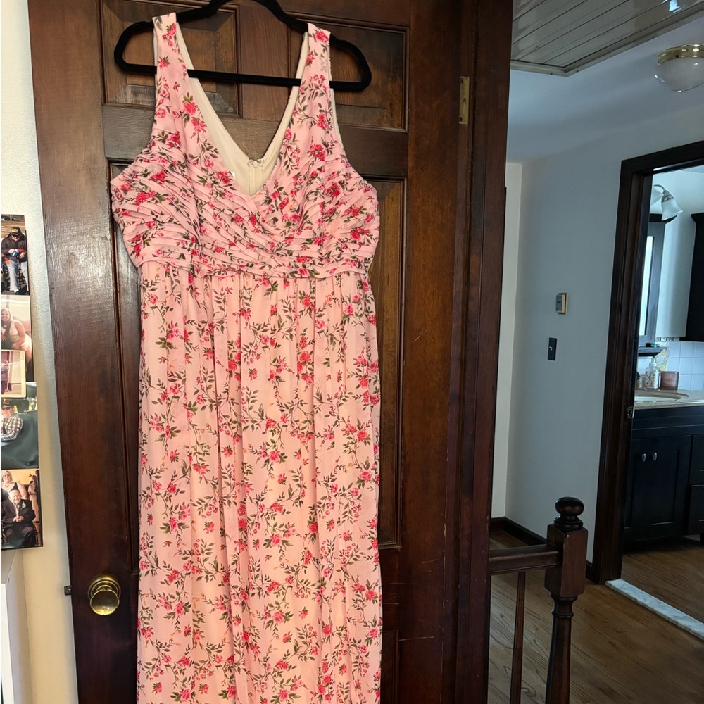 Birds Grey bridesmaid dress - Picture 5 of 8